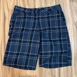 O'Neill First In Last Out Shorts Men's Navy-Black Plaid